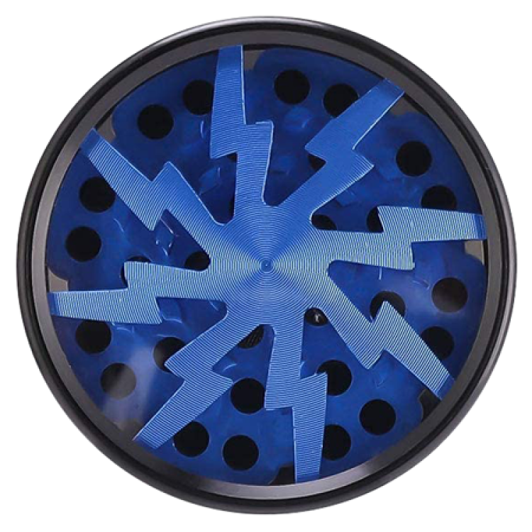 Premium Aluminum Alloy Herb Grinder 2.45" 4 Piece Metal Grinder with Pollen Catcher and Clear 5