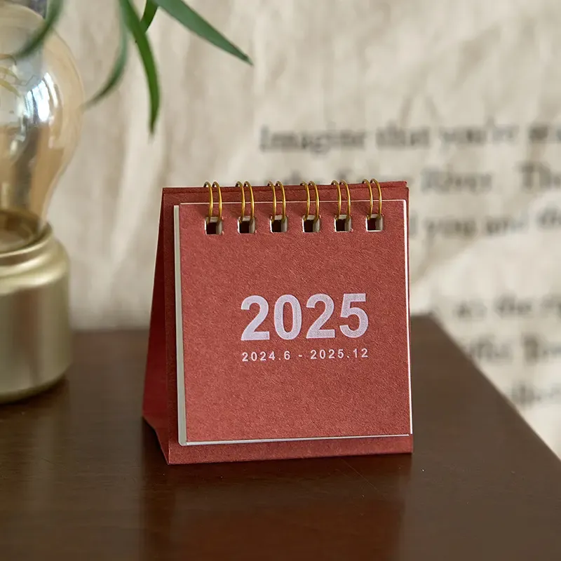 Kraft Paper Mini Desk Calendar 5