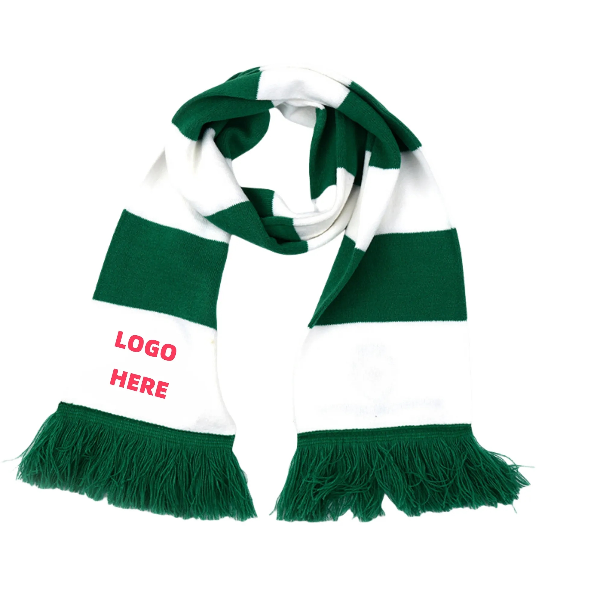 Premium Jacquard Knit Soccer Fan Scarf 4