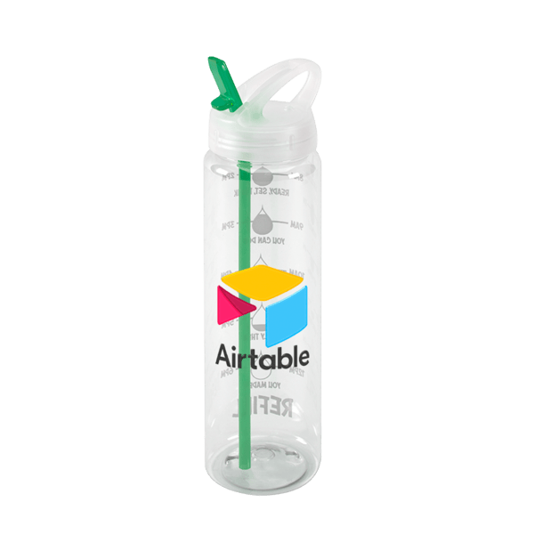 Water Bottle with Flip Up Spout & Hydration Mark  - 32 Oz. 21