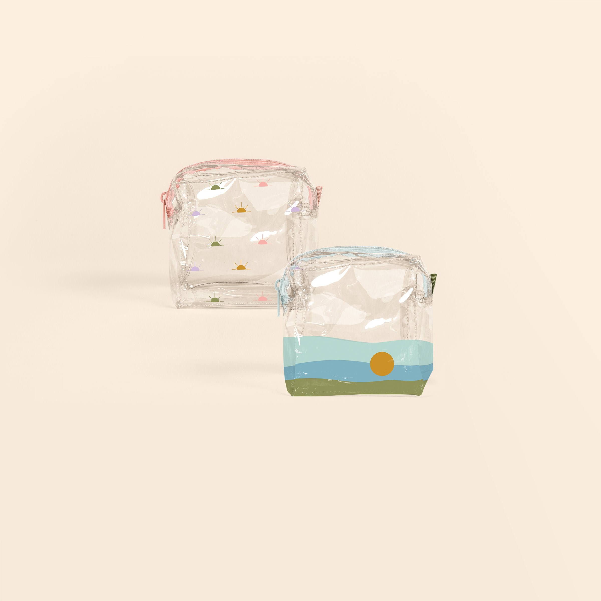 MOD POUCH - LARGE - CLEAR VINYL