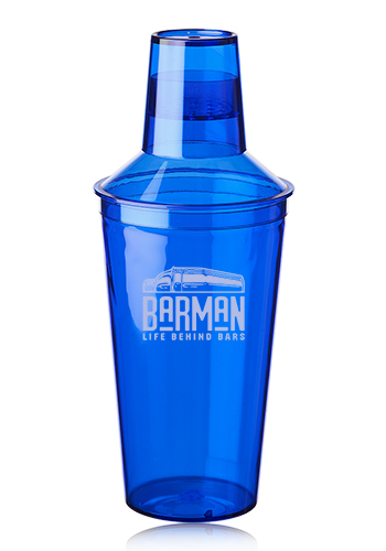 Camden 17 oz. Plastic Cocktail Shaker Bottles 2
