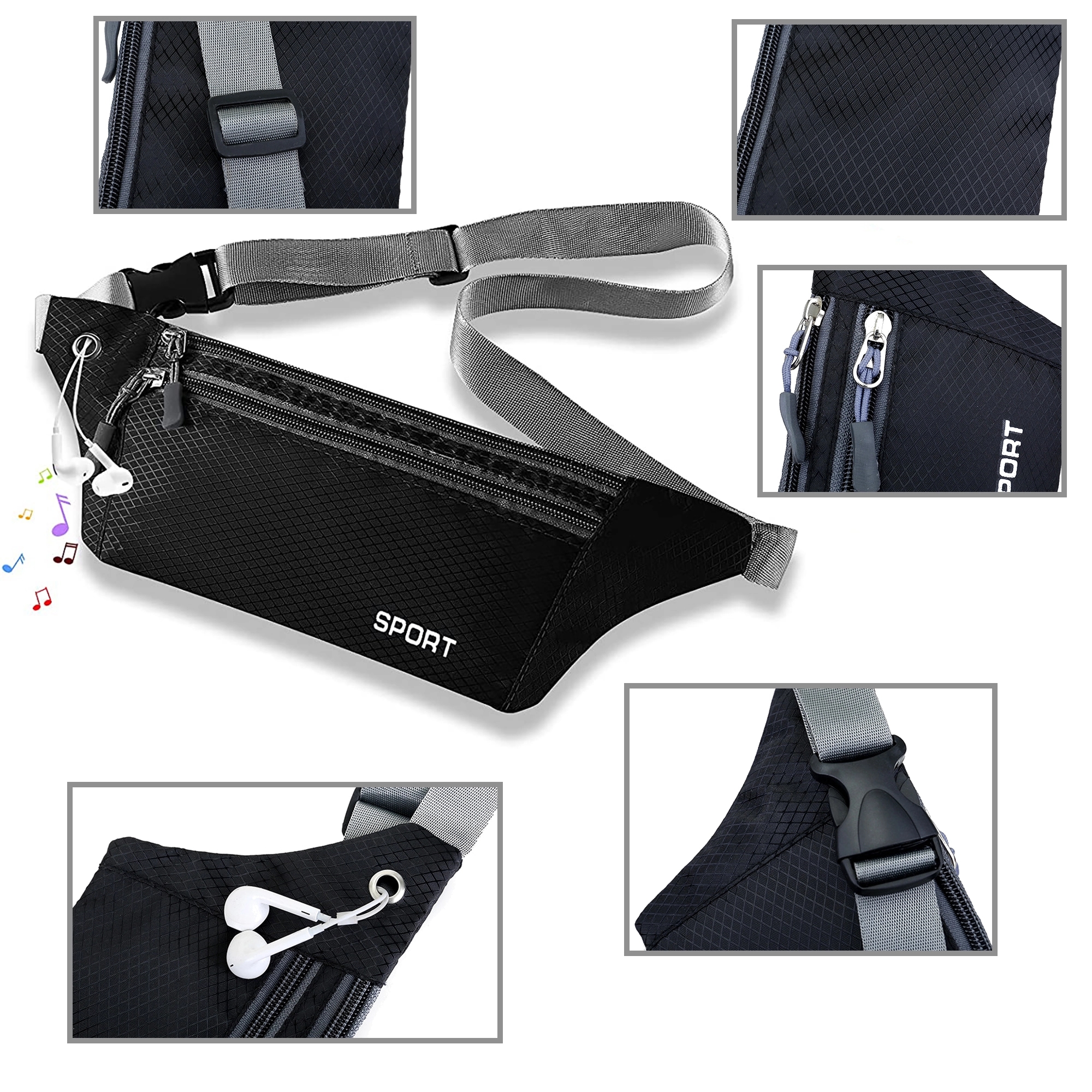 Zipper Fanny Pack 3