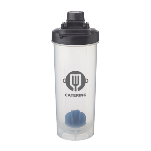 Durable Plastic Shaker Bottle with Mixer Handle 12