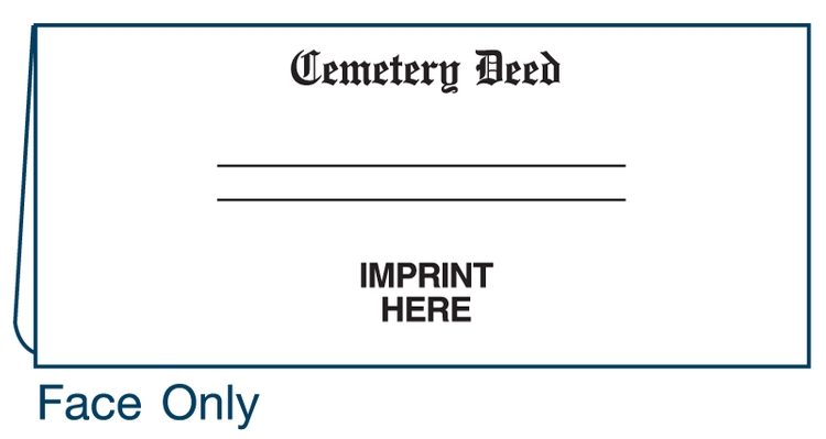Cemetery Deed Document Folder 3