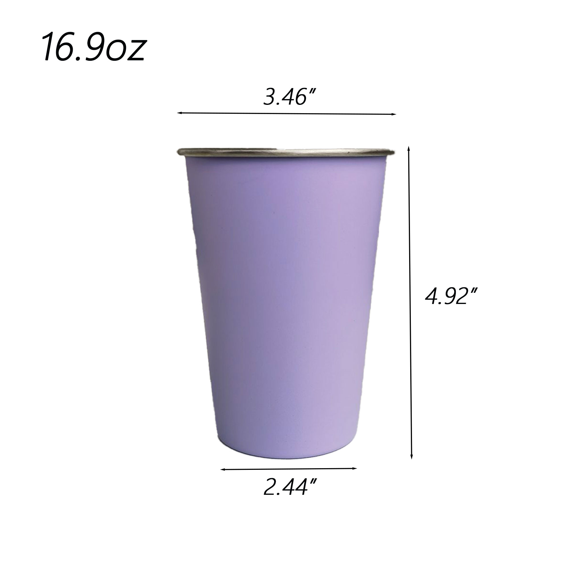 16.9oz Stainless Steel Single-Layer Mug 5