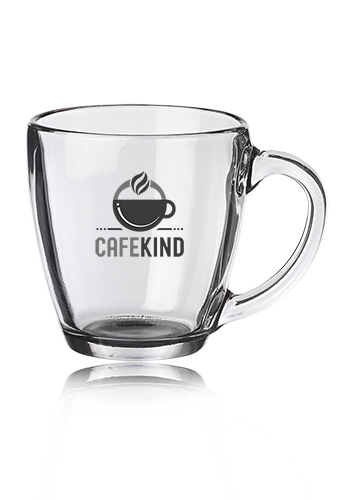 15.5 oz. Libbey Tapered Glass Coffee Mugs 6