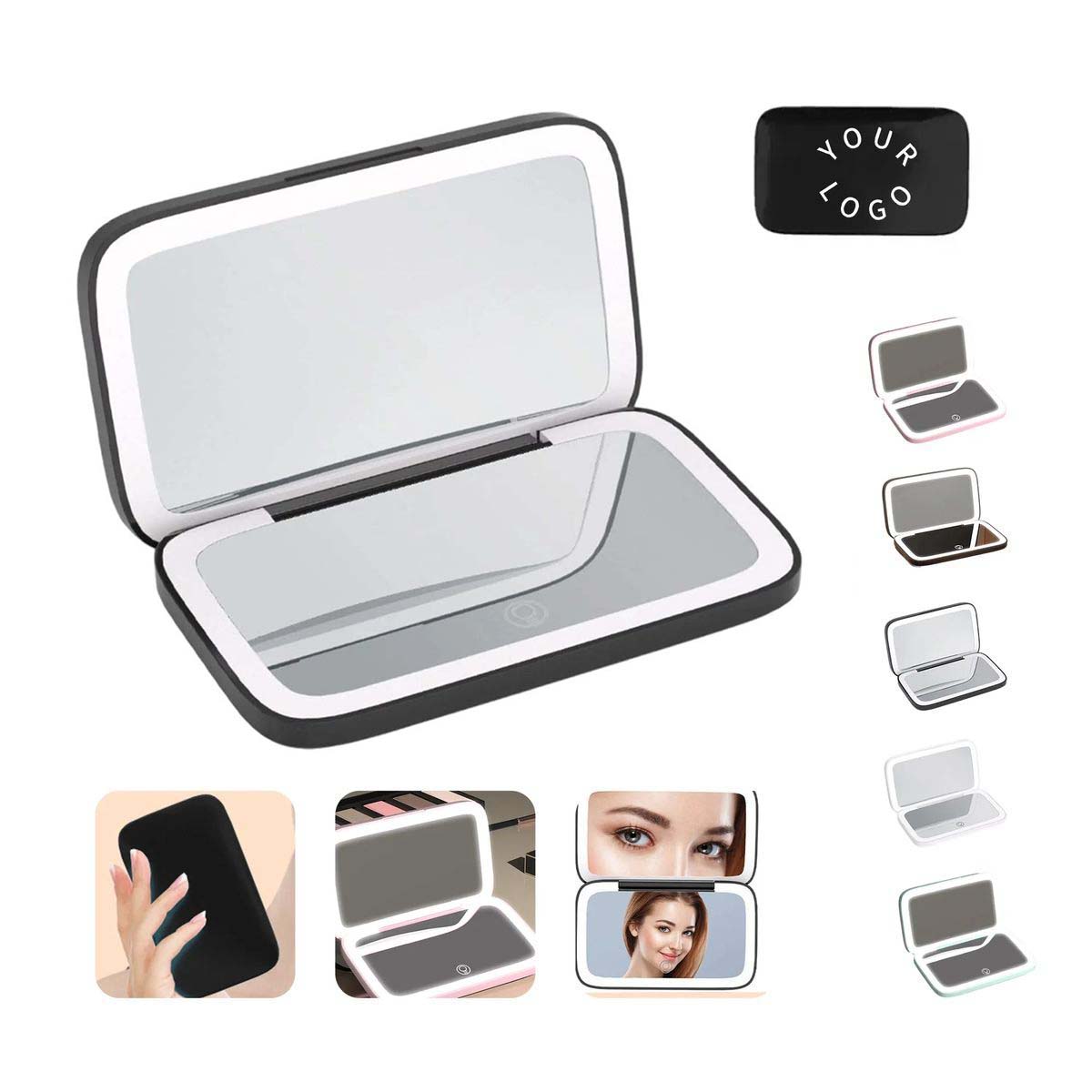 LED Makeup Mirror with Double Sided Design 2