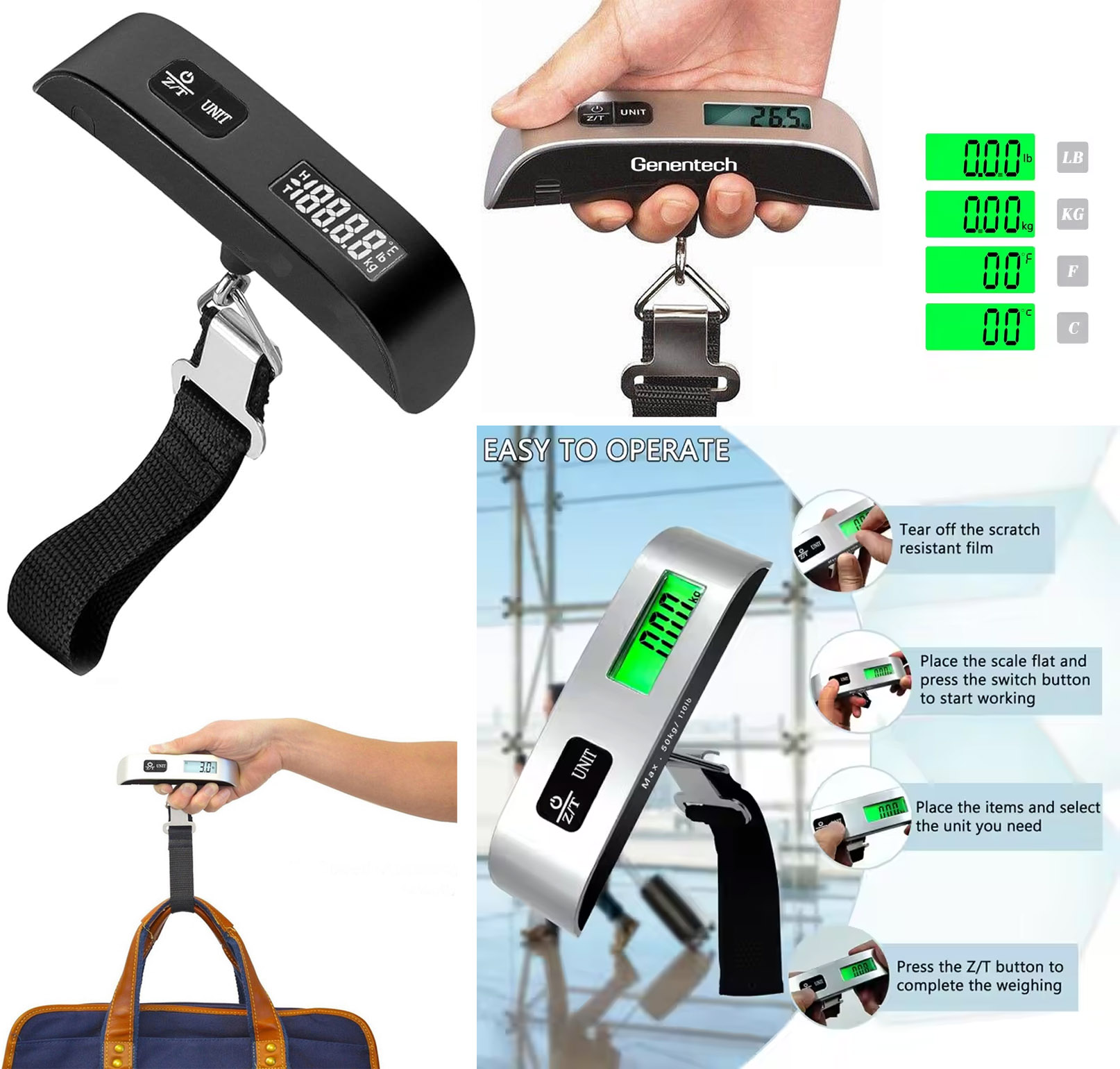 iBank ® Electronic Digital Travel Luggage Scale 1