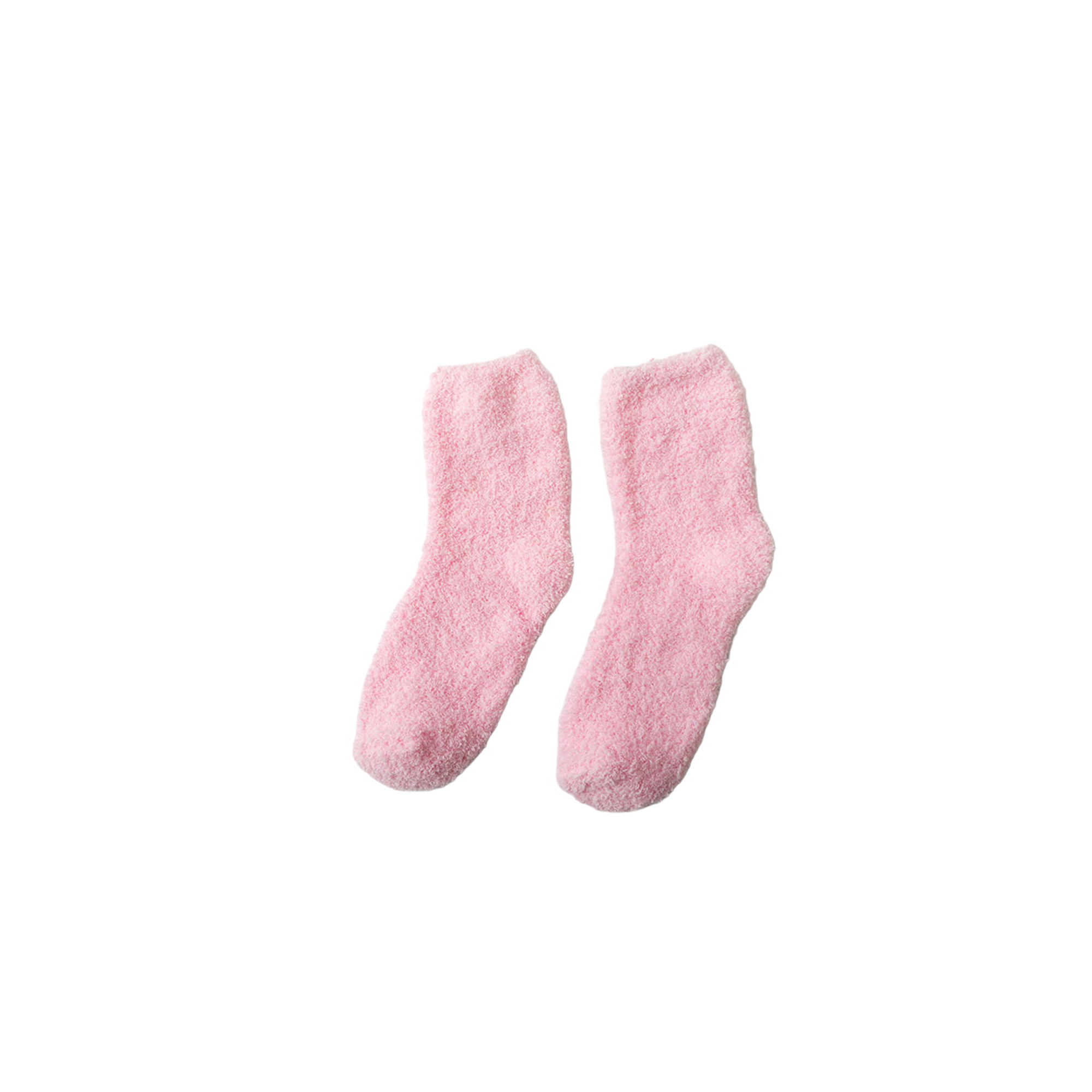 Coral Fleece Christmas Fuzzy Sock Medium Tube 23