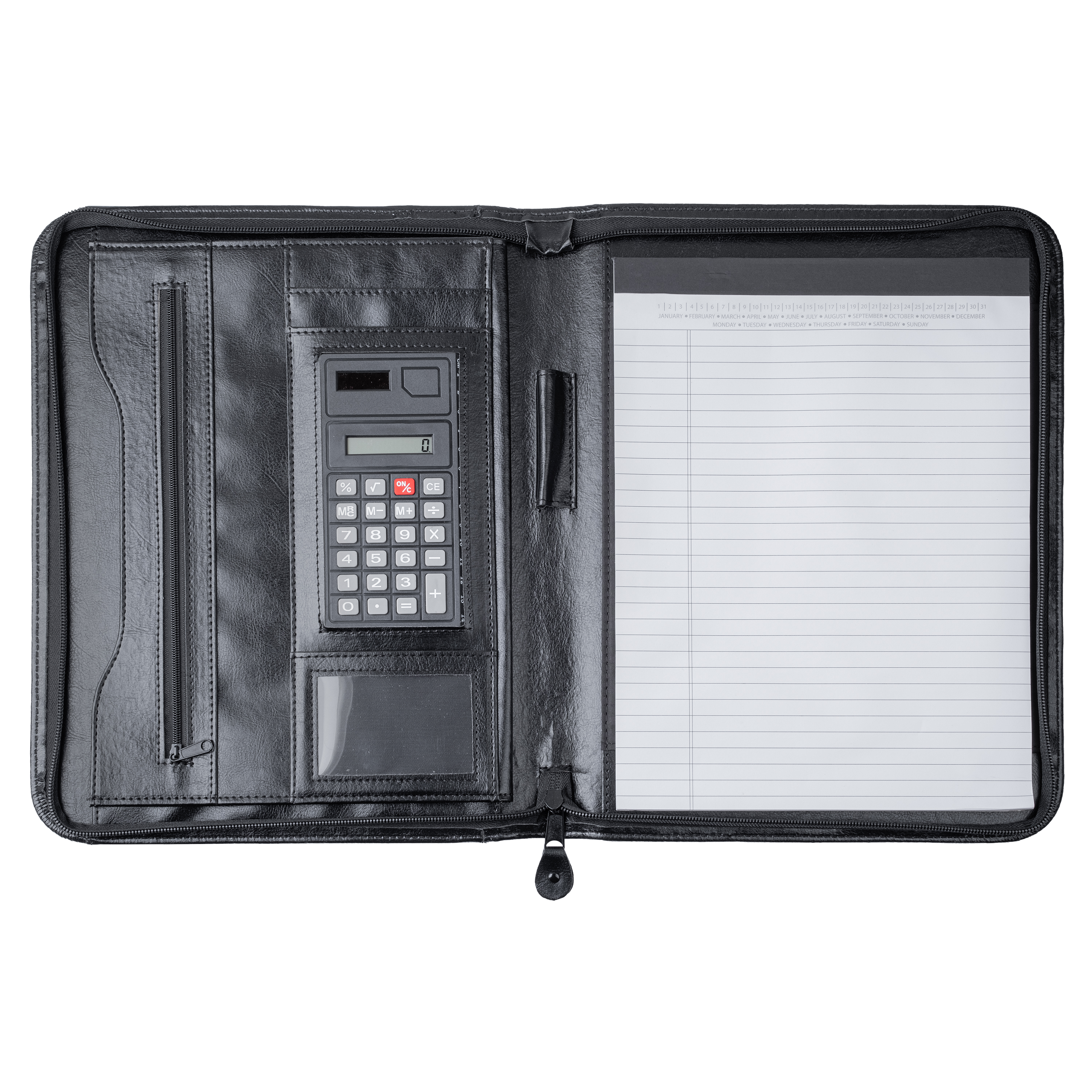 Office Zip Zipper Portfolio 6