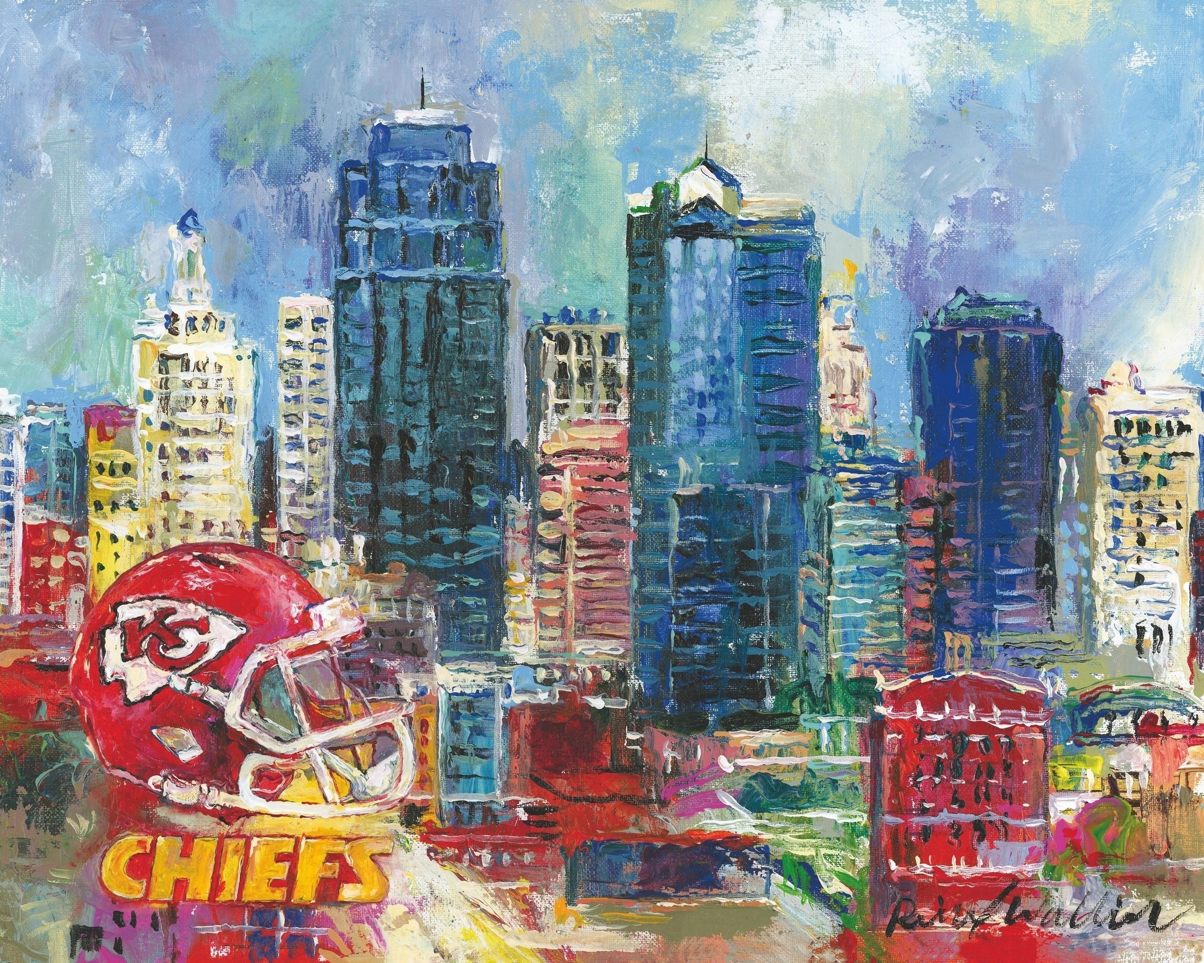 NFL Wooden Wall Art - 16"x20" 2