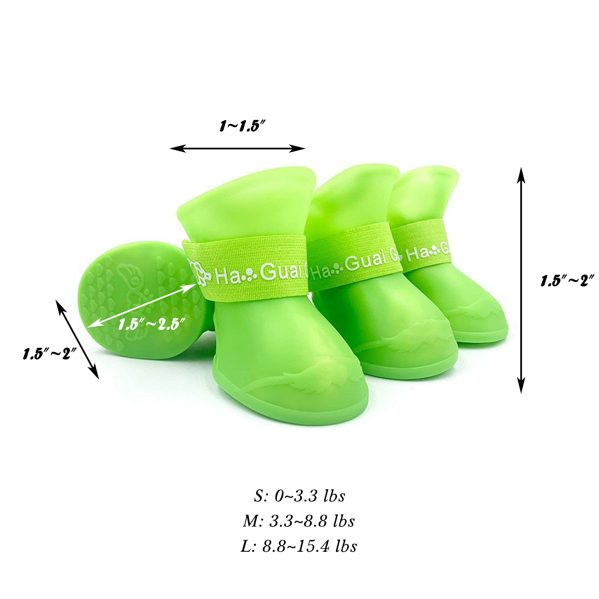 Rain/Snow Dogs Boots Walking Shoes 2