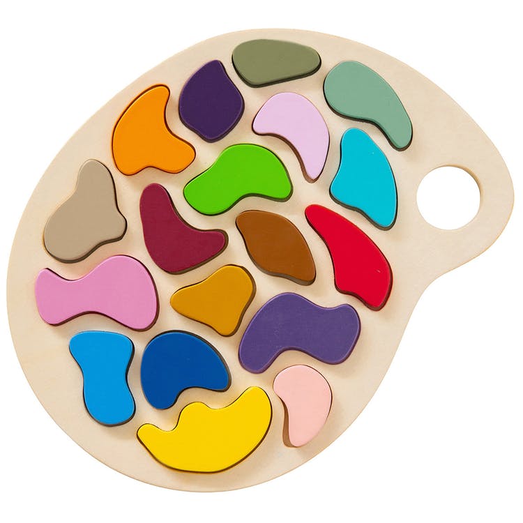 Artist Palette Puzzle - 18 Pieces 2