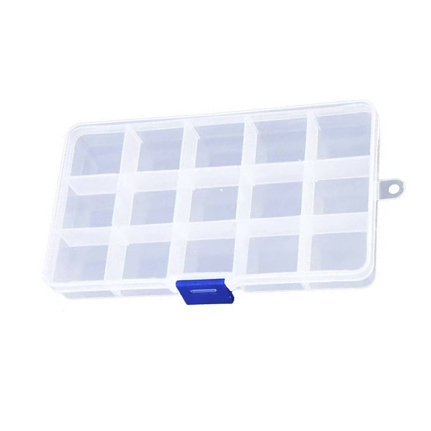 Clear Plastic Removable Grid Storage Box 3