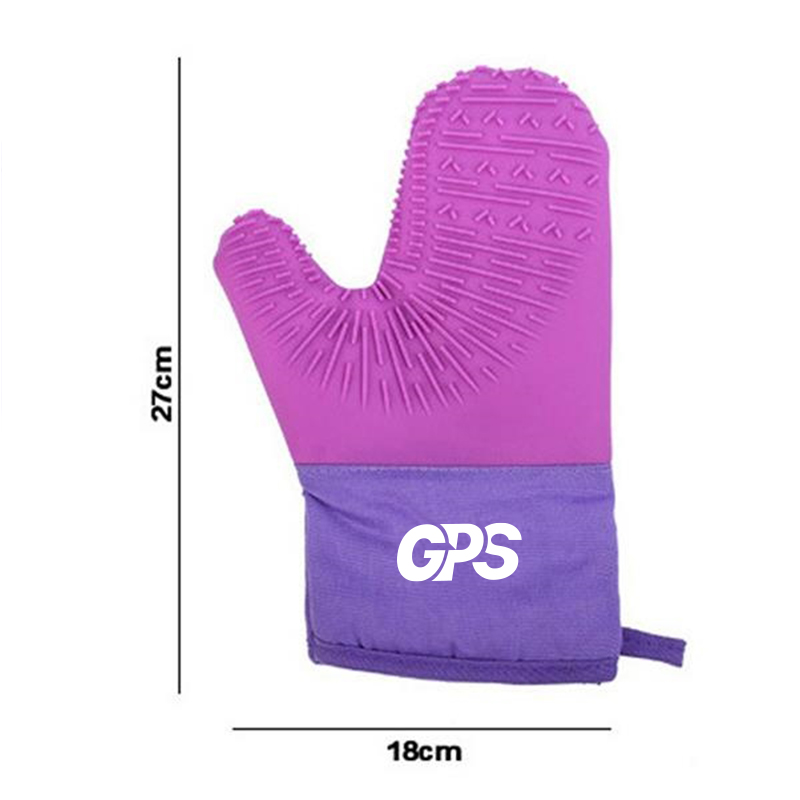 10 5/8 " Oven Silicone Insulating Gloves 2