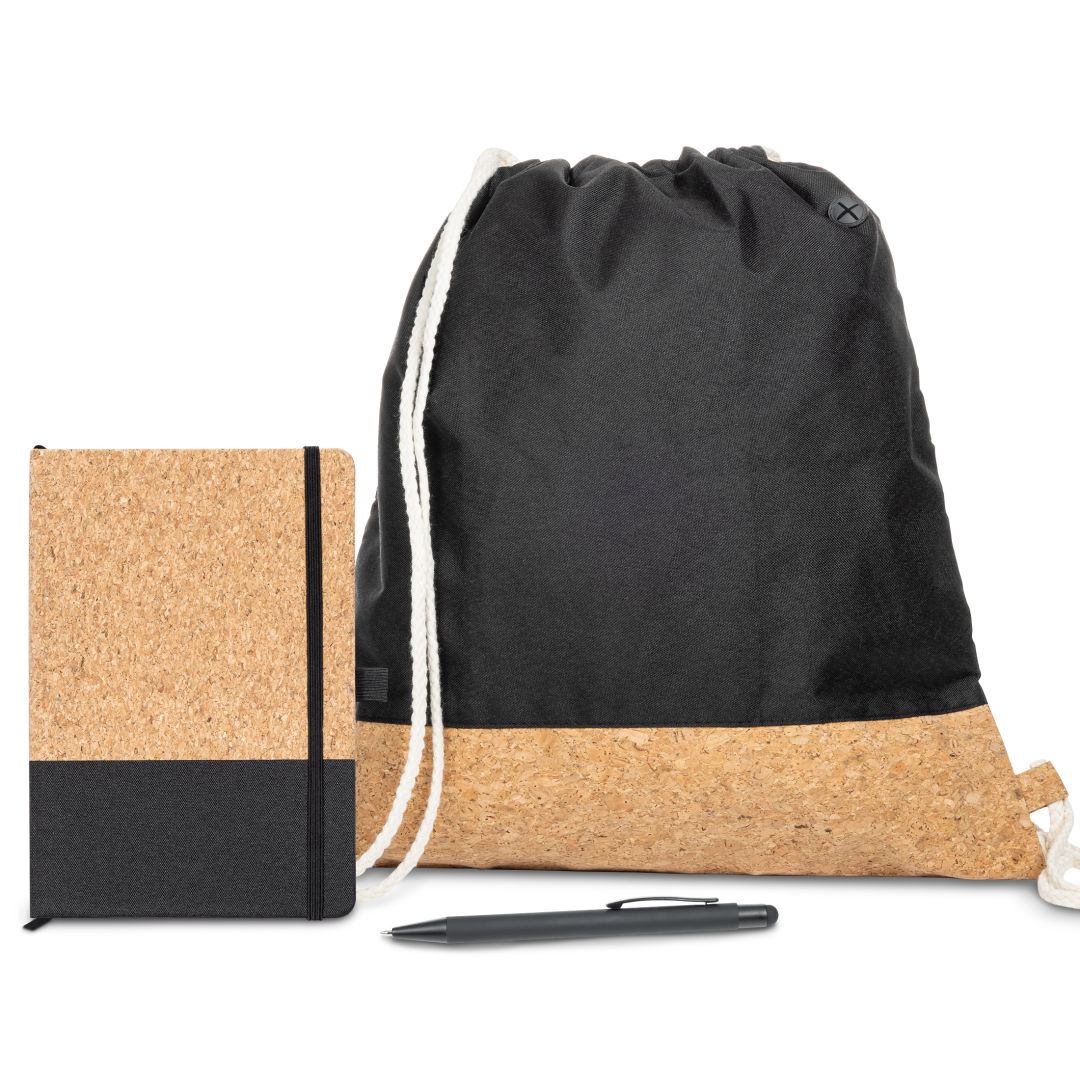 Cousteau Journal Gift Set w/Pen & Drawstring Tote 6