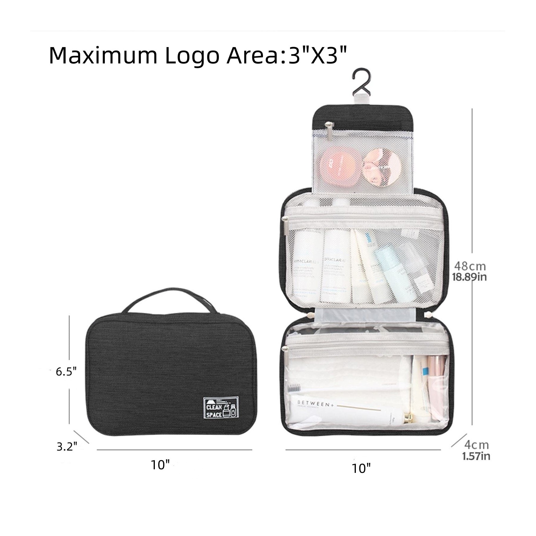 Travel Wet And Dry Separation Wash Bag 2