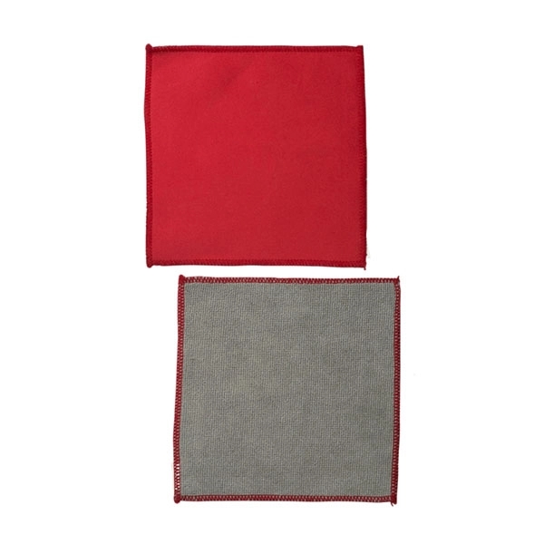 Double Sided Microfiber Cleaning Cloth -5.5 " x 5.5 " 6