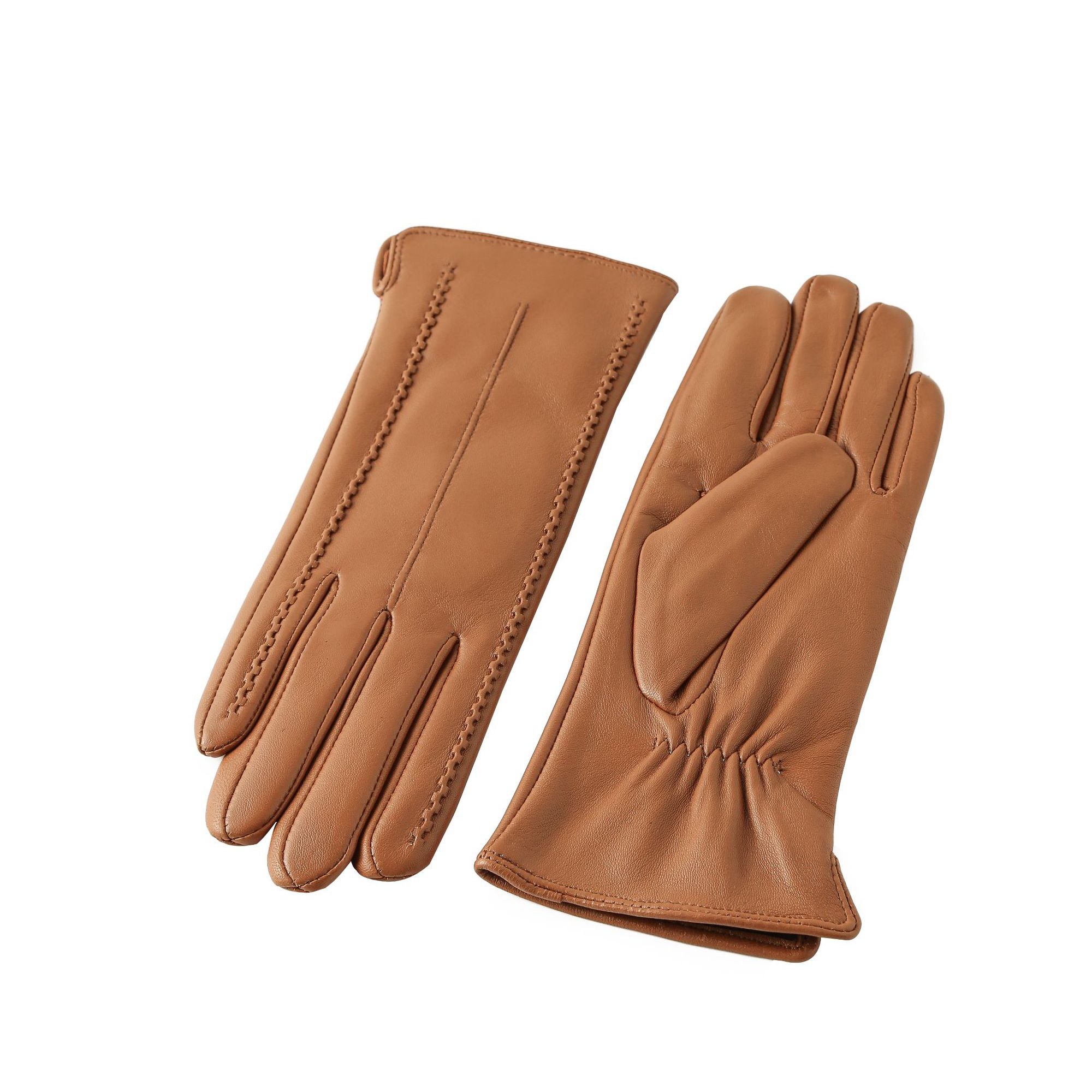 Soft Winter PU Leather Glove For Women 9.9" x 4" x 0.2" 14