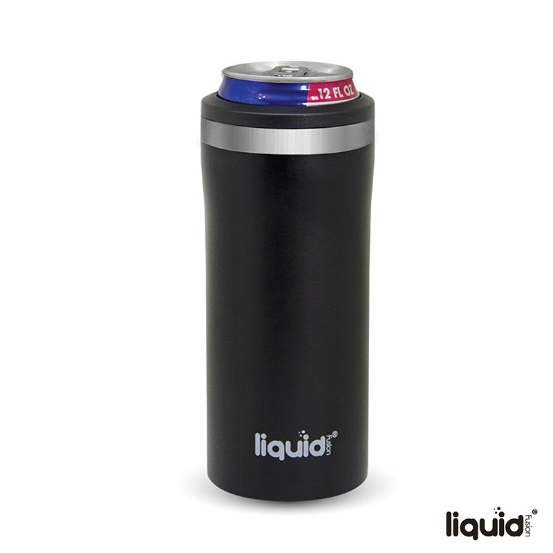 Liquid Fusion® 12 oz. Double Wall, Stainless Steel Skinny Can Cooler 39