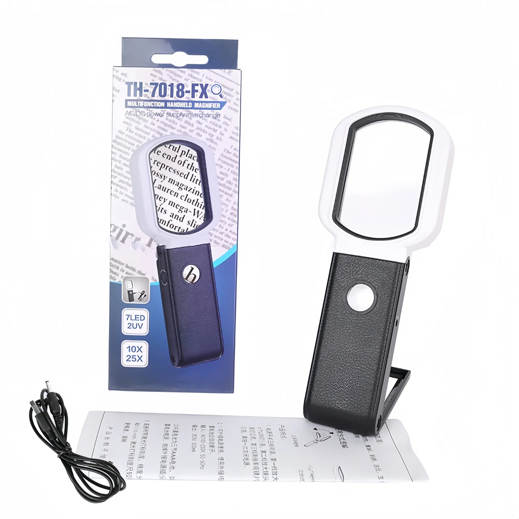 10X-25X Illuminated Magnifier With UV Detection 2