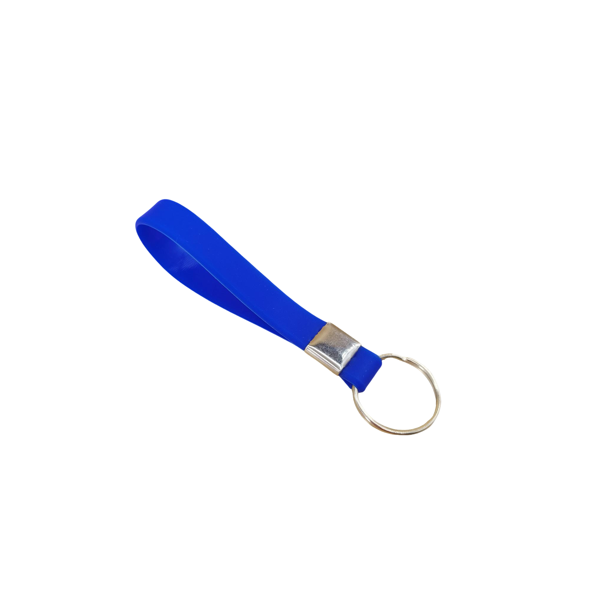 Silicone Loop Wrist Keychain With Metal Crimp 10