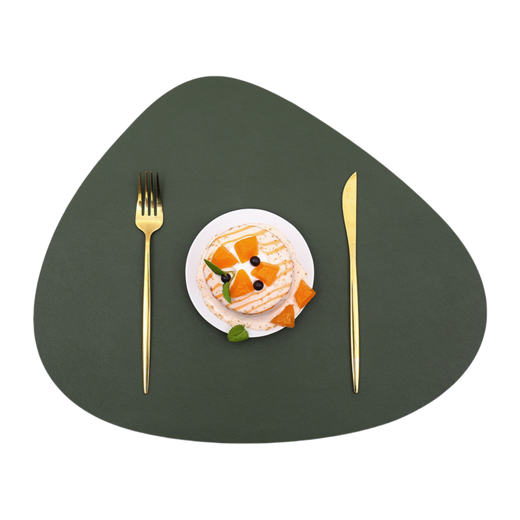 Waterdrop Shape Dual Color Placemat 9