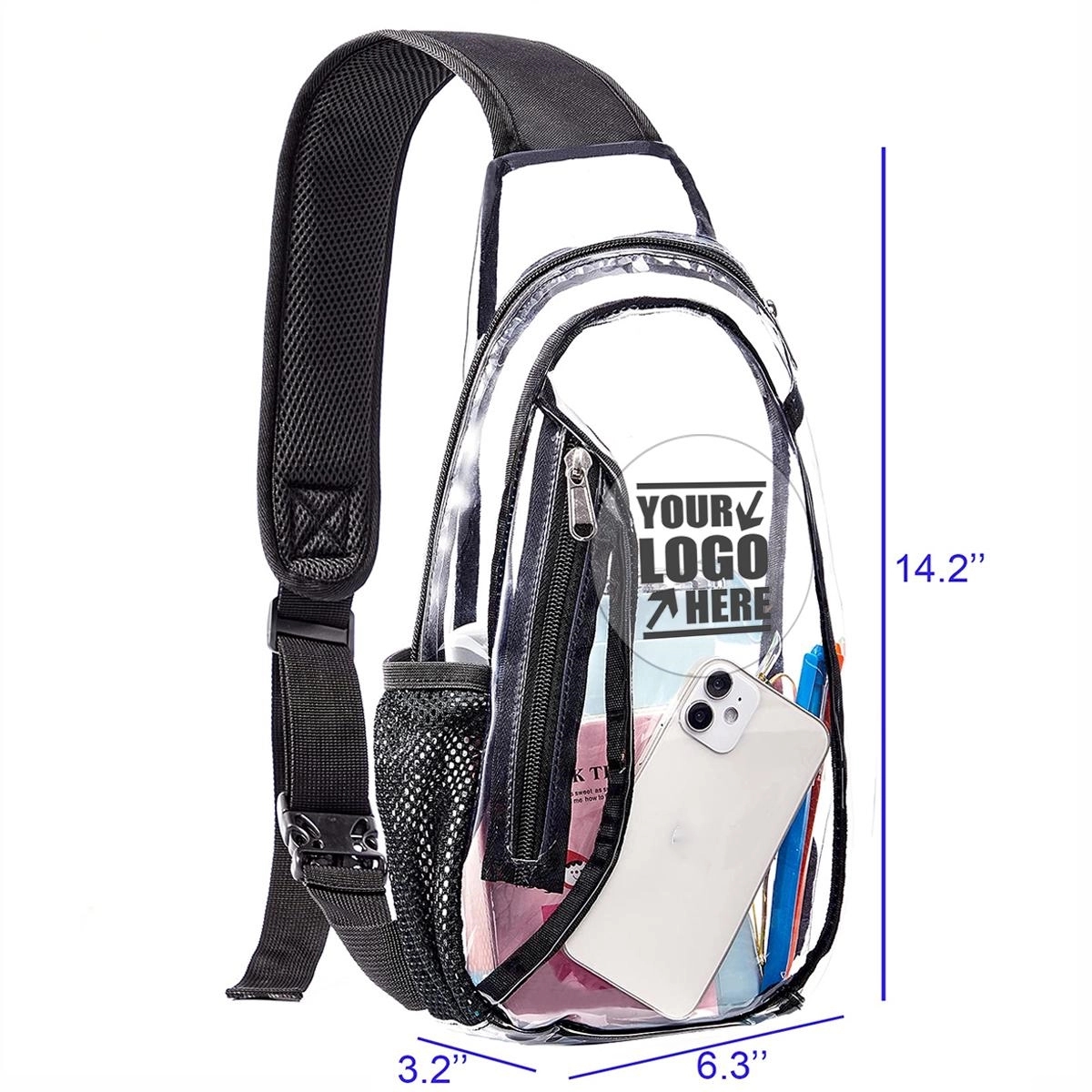 Clear Sling Crossbody Bag 5