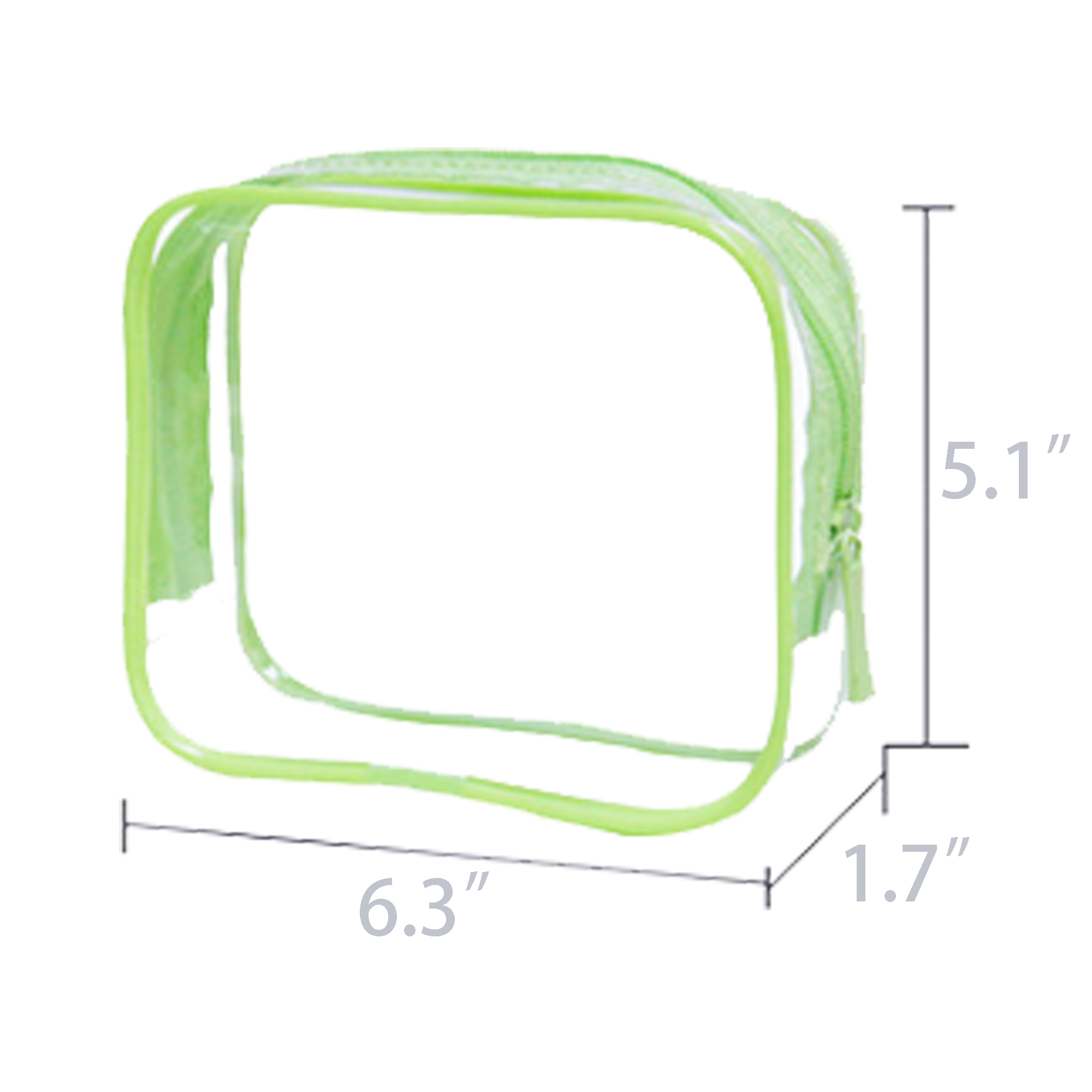 Waterproof PVC Cosmetic Case with Smooth Zip Closure 3