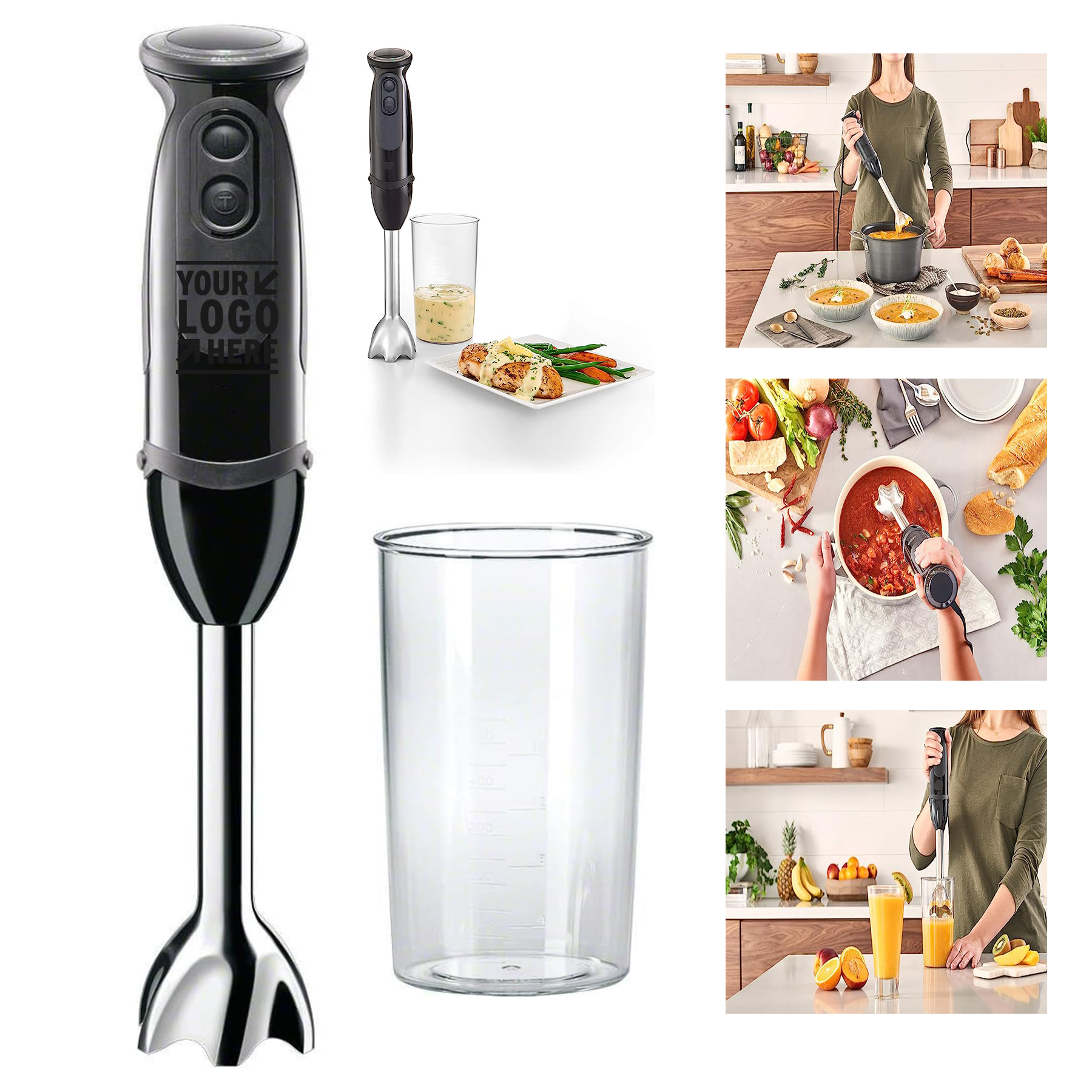 Stainless Steel Hand Blender