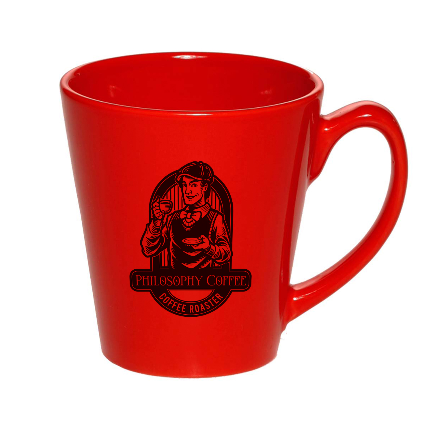 12 oz. Ceramic Lotta Latte Mug (2 Color Imprint) 9