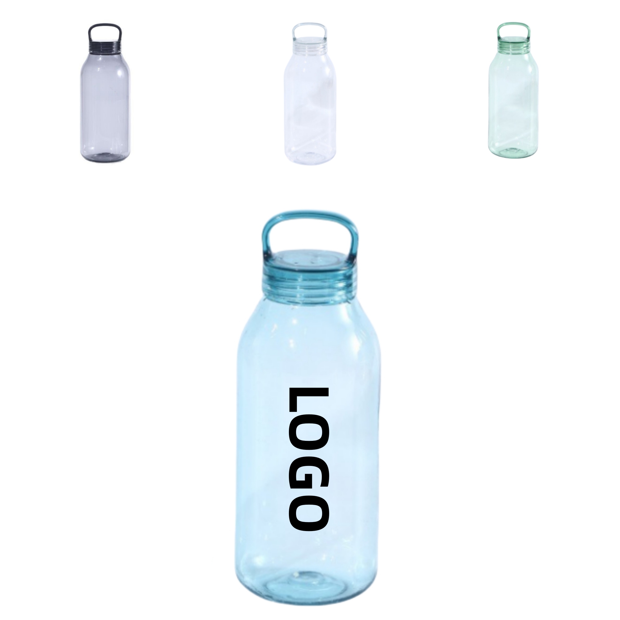 Sports Plastic Bottle Transparent With Handle 3