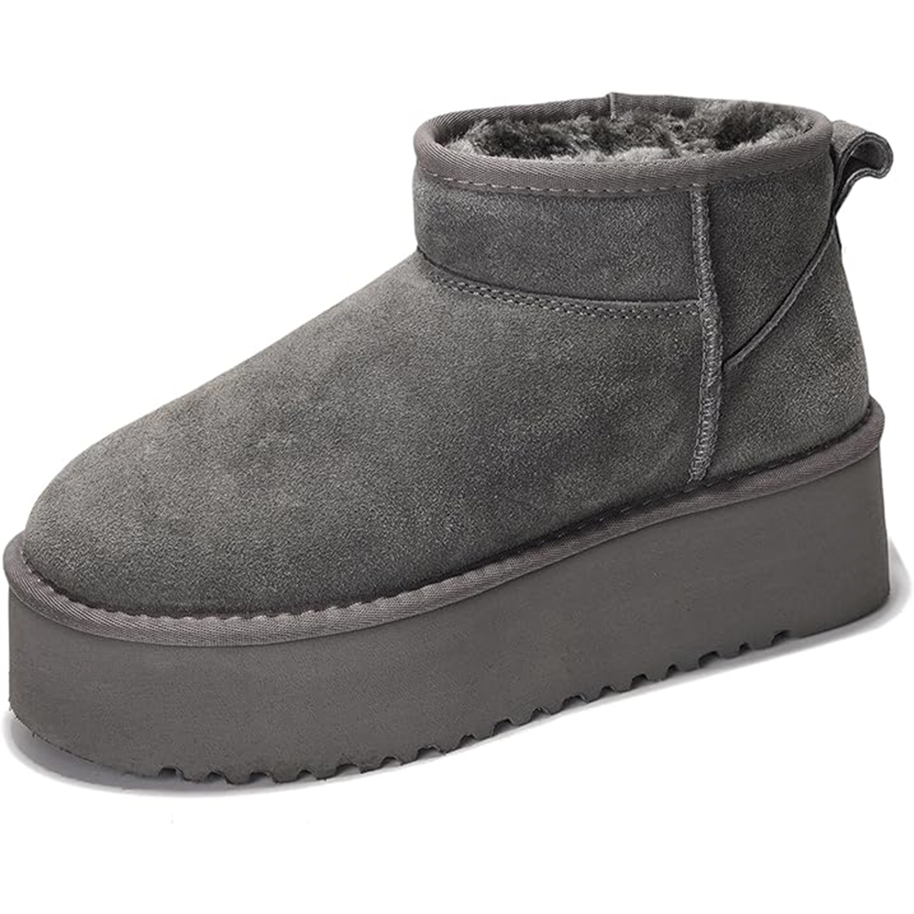 Wool Platform Snow Boots 1
