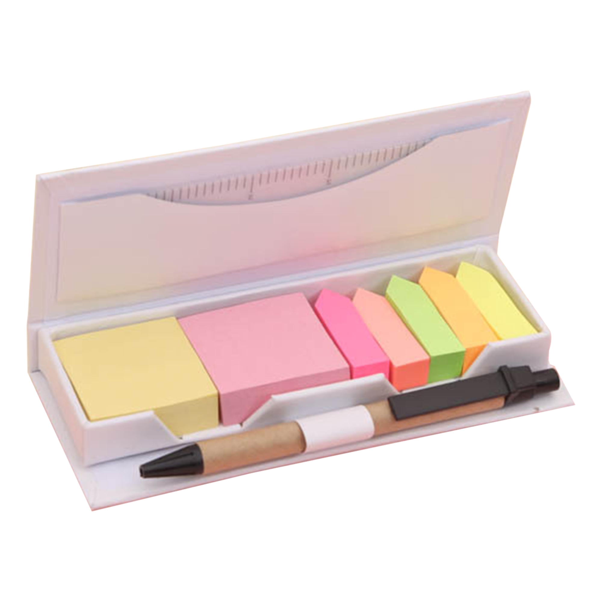Sticky Note Set w/Ruler & Ballpoint Pen 5