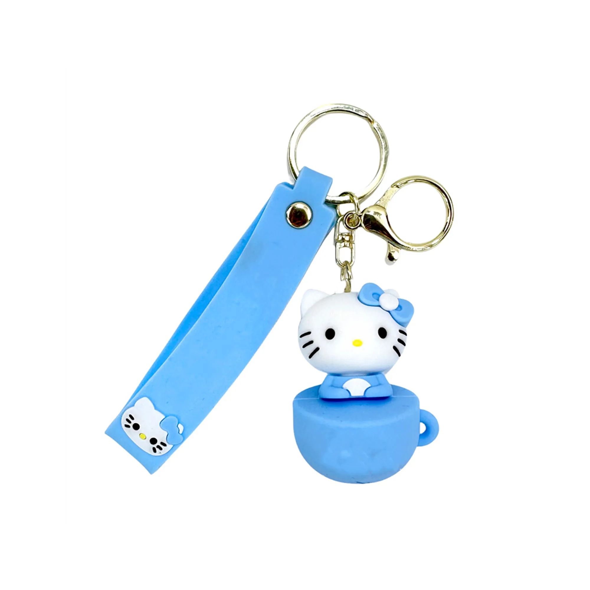 Adorable Cartoon Kitten-Shaped Keychain Pendant Ornament 7