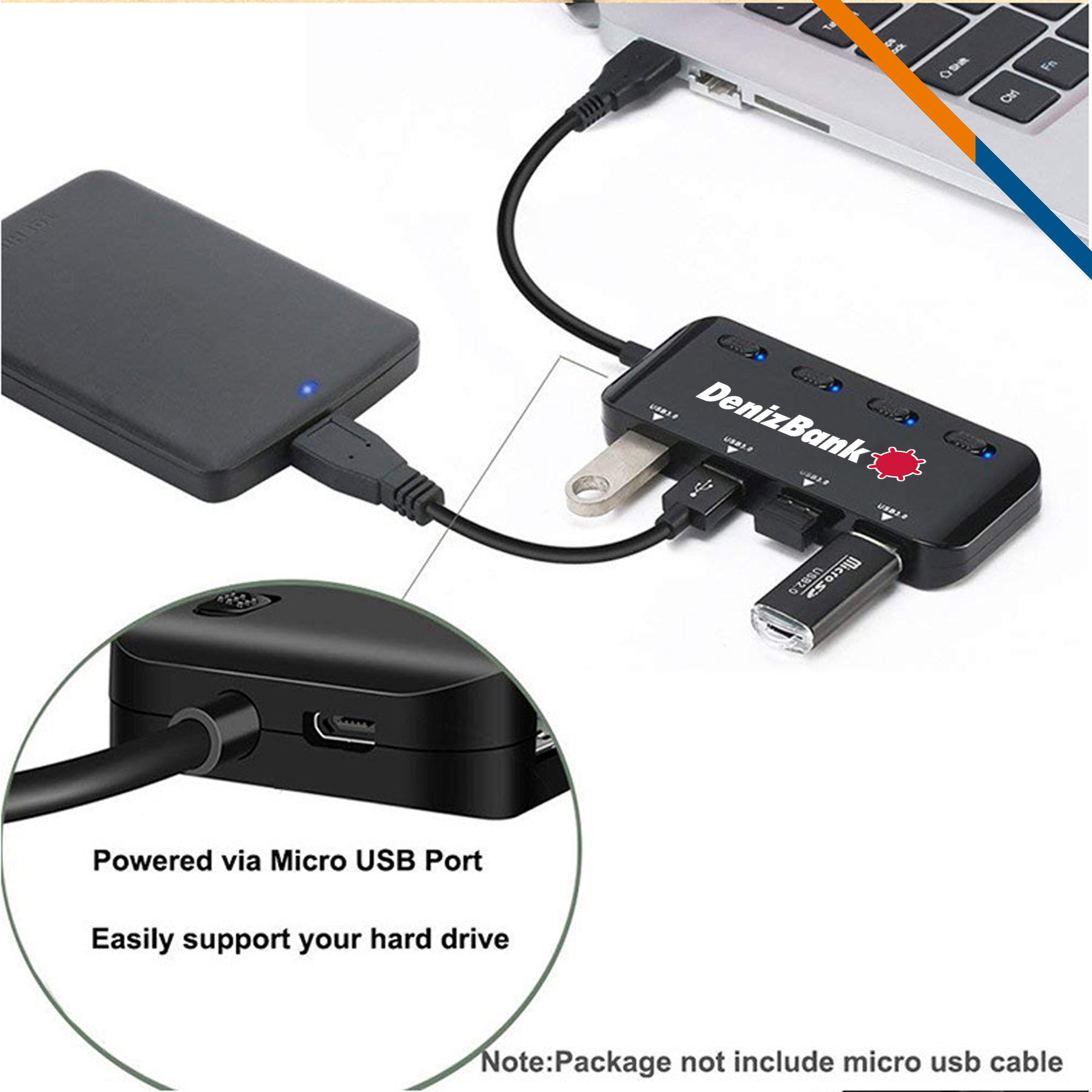 Wexy 4in1 USB 3.0 Hub 3