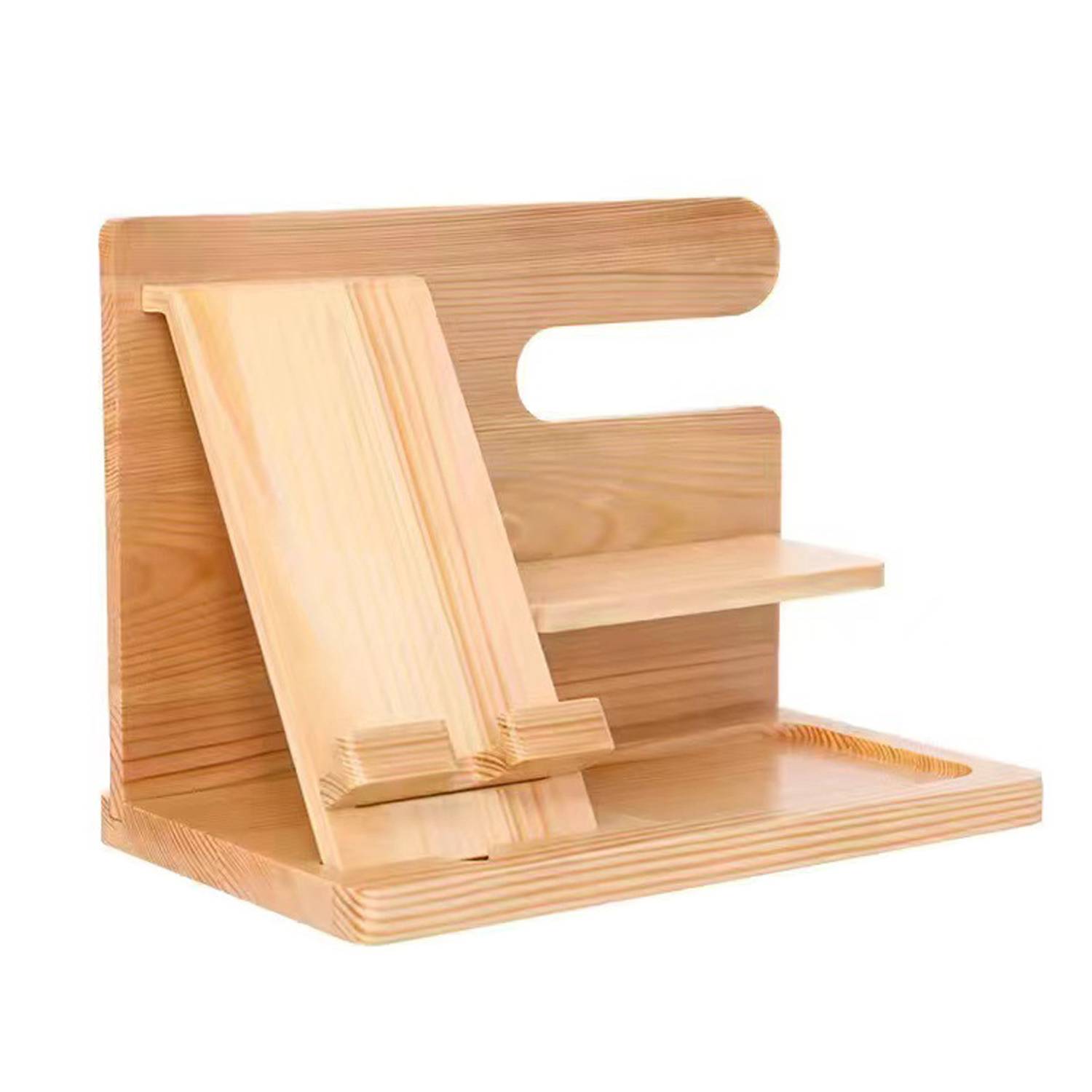 Wooden Phone Docking Station Stand 6