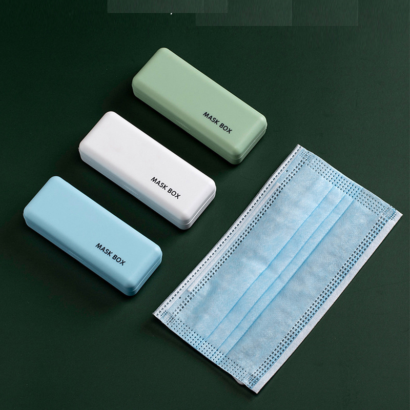 Folding Mask Case Container Portable Mask Container Storage Organizer 6
