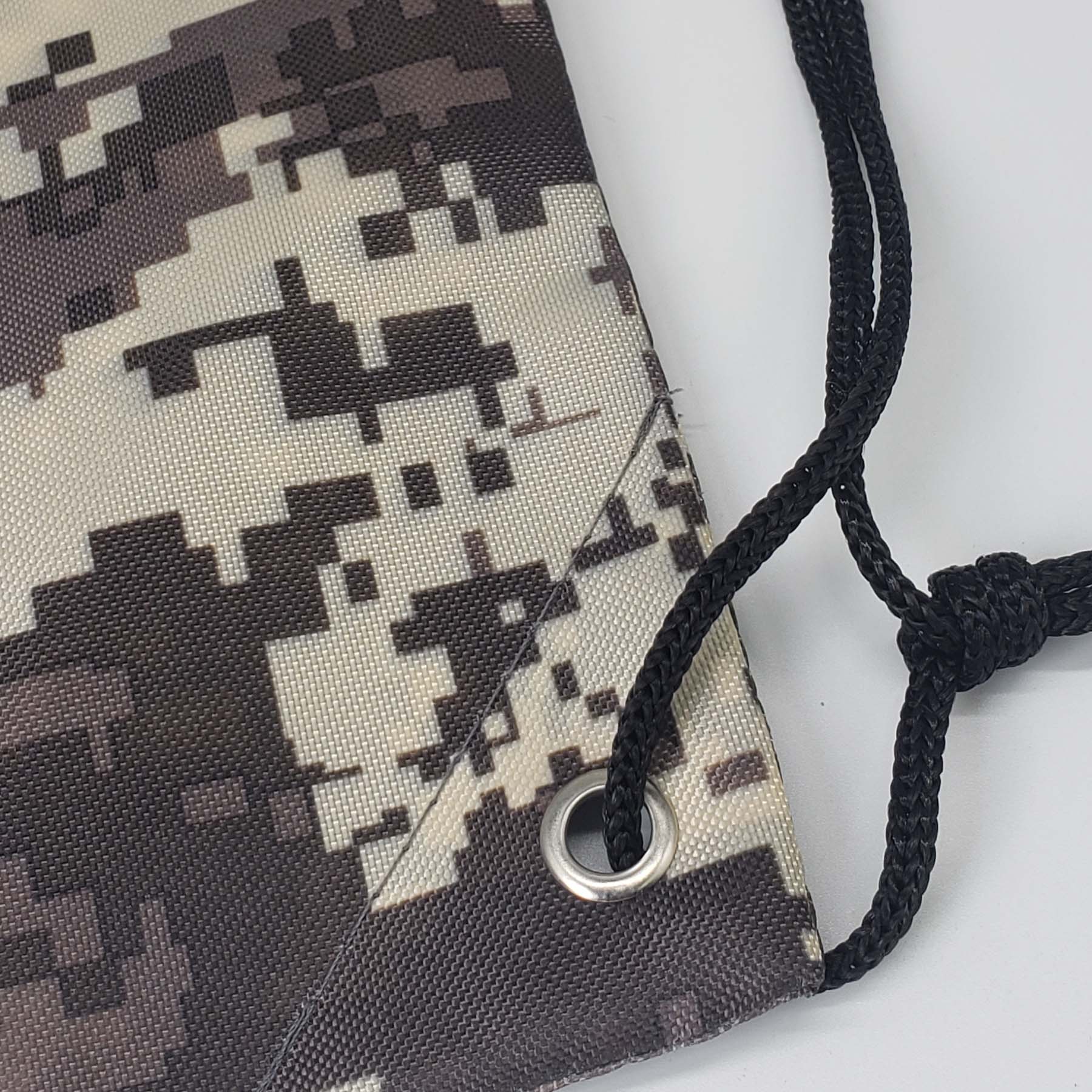 Digital Camo Drawstring Backpack 4