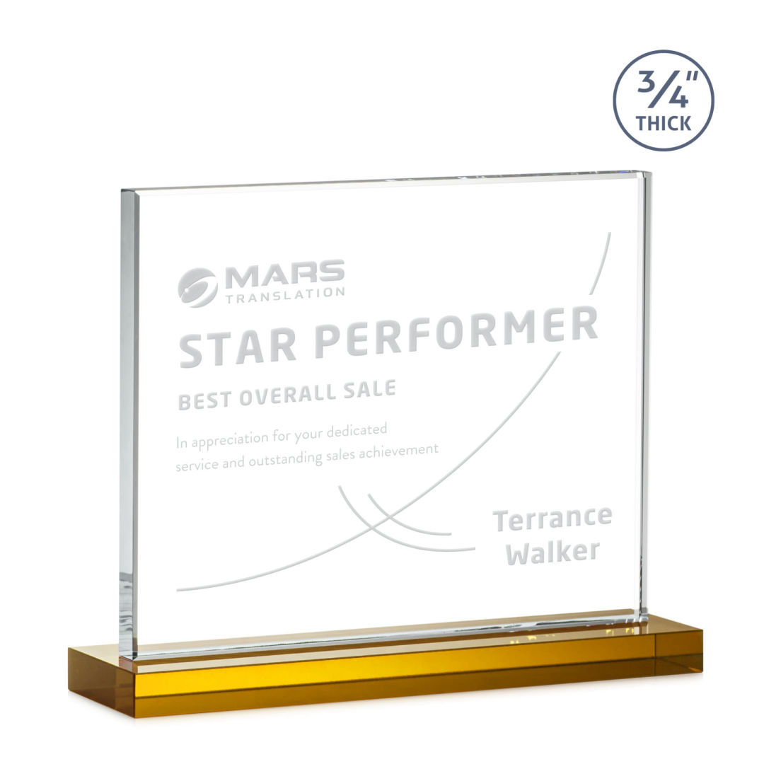 Manhattan Award - Amber 6