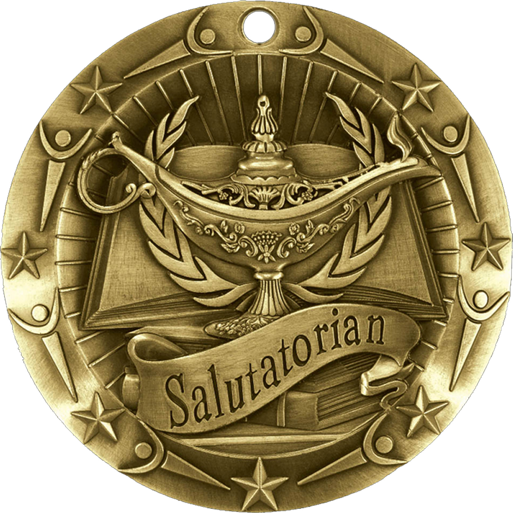 Stock World Class Sports & Academic Medals: Salutatorian