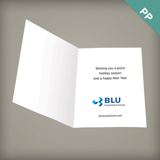 Plantable Snowflake Corporate Holiday Cards 2