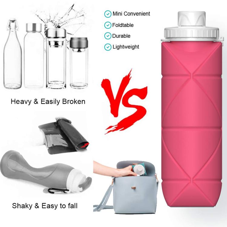 20 oz Collapsible Water Bottles Cups 2