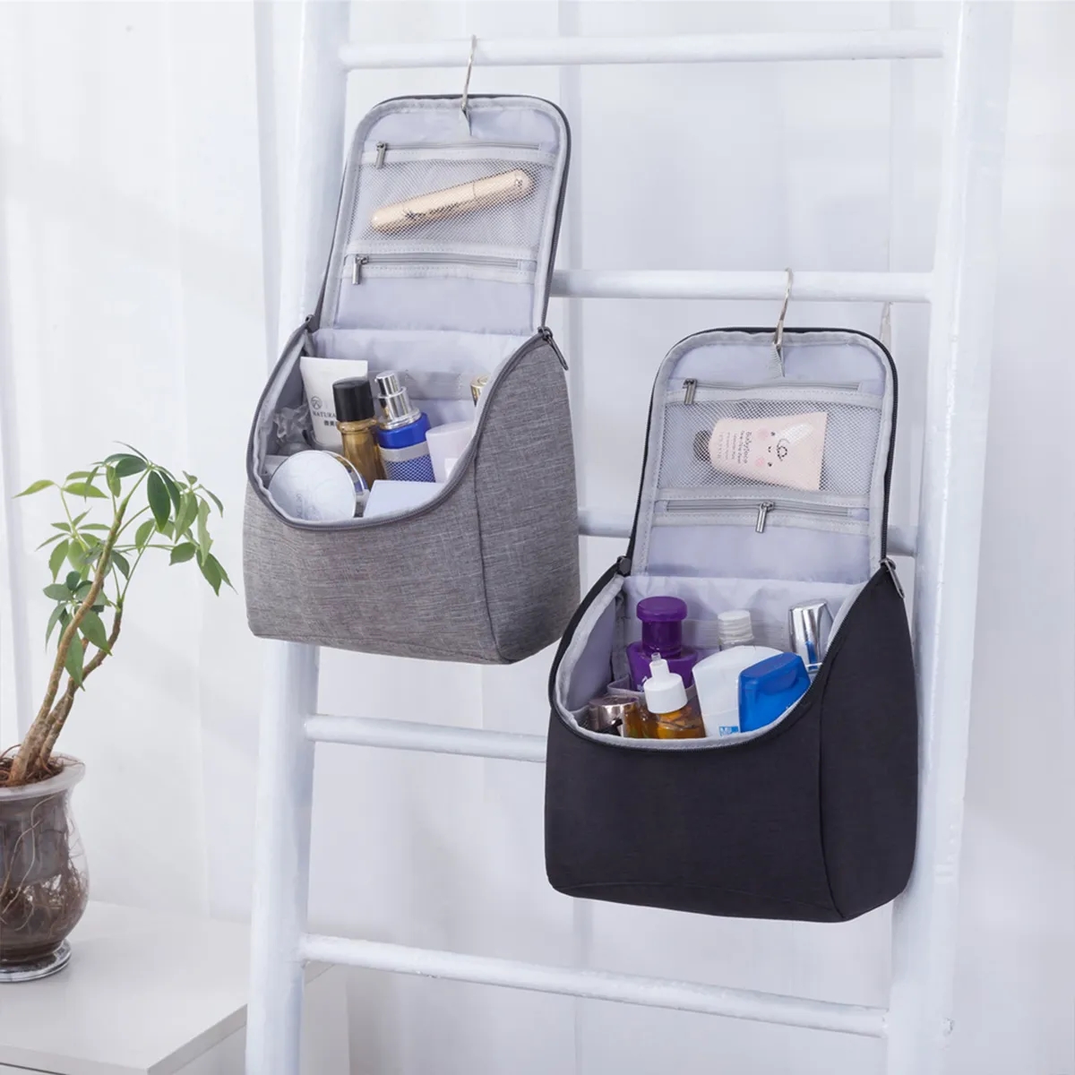 Toiletry Bag Hanging Makeup Storage Pouch Organizer Tote 6