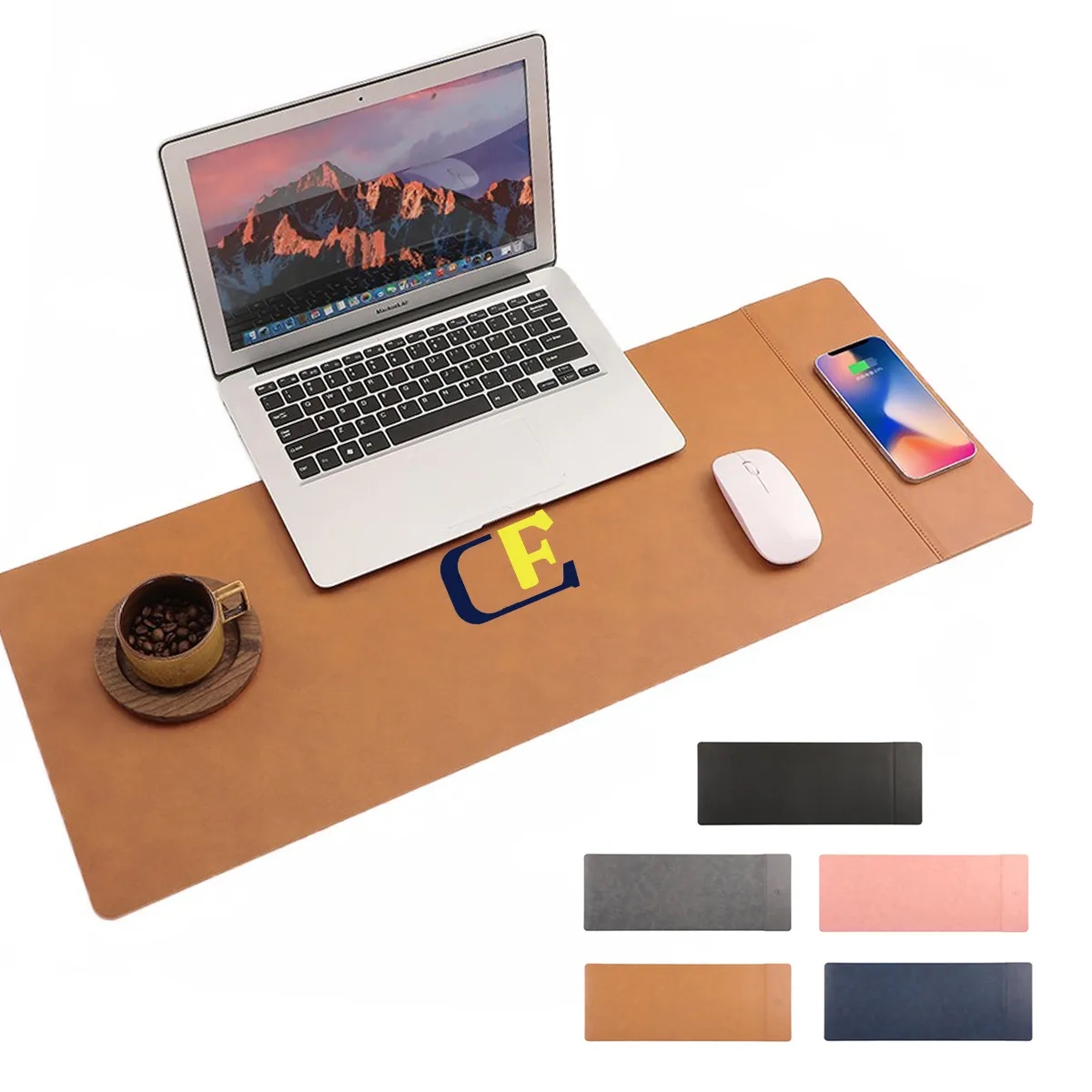 Large Mouse Pad with 15w Fast Wireless Charger 3
