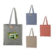 Recycled 5oz Cotton Twill Tote, custom tote bag with logo imprint 62