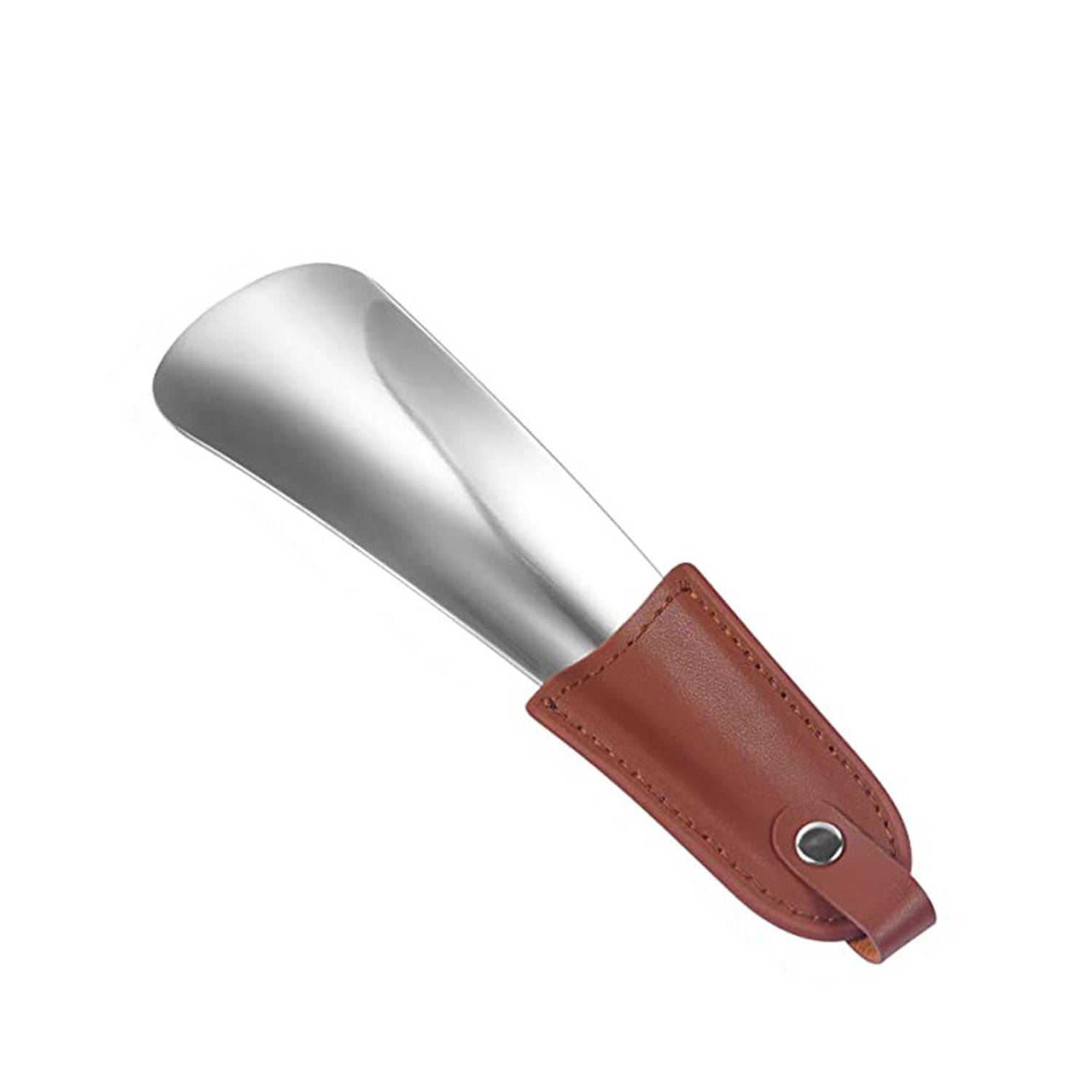 Stainless Steel Shoe Horn With Leather Cover 6