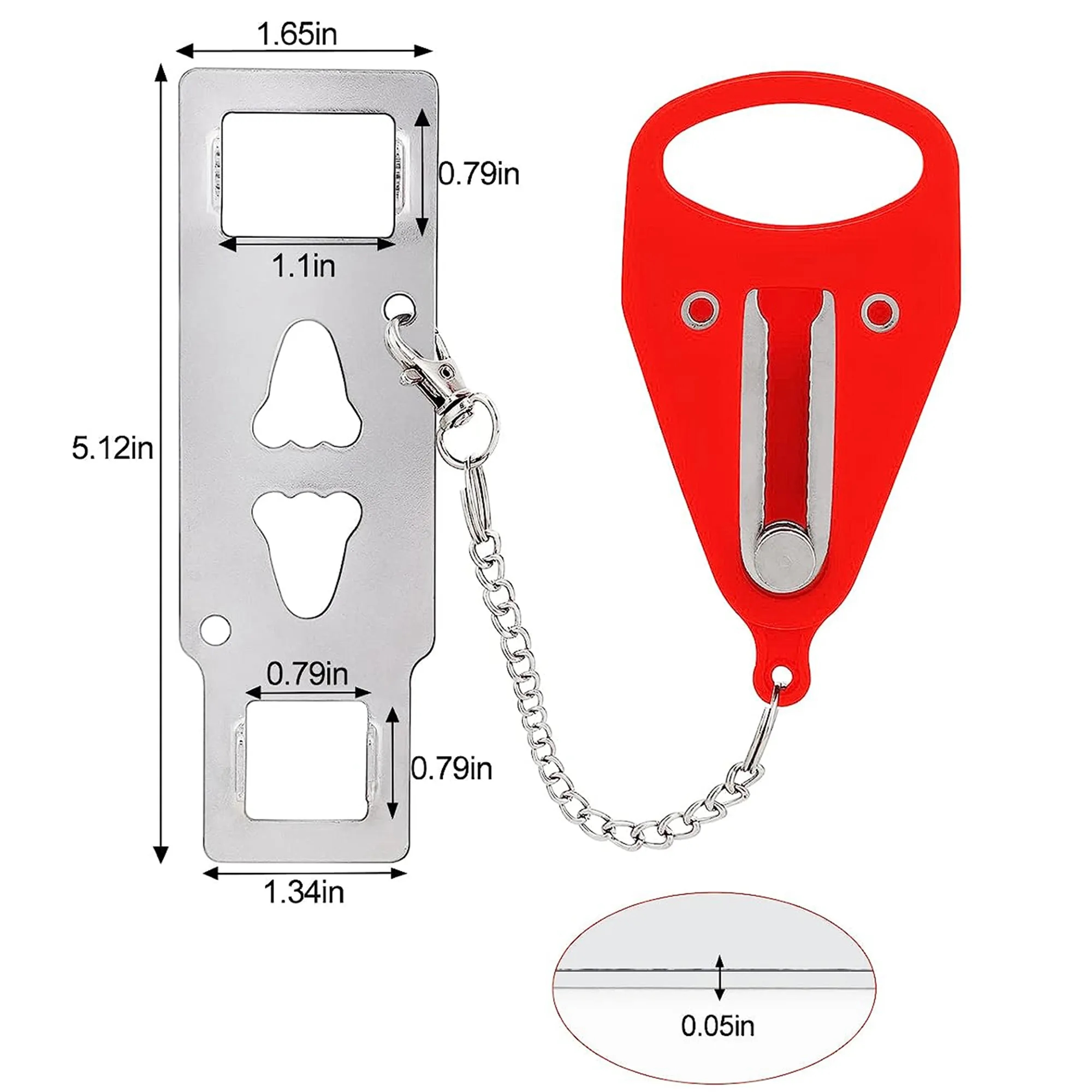 Travel Security Portable Door Lock 2