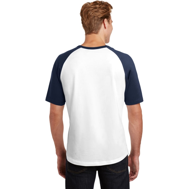 Sport-Tek Short Sleeve Colorblock Raglan Jersey. 16